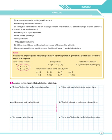 Page 62 Ata Yayincilik 6 Sinif Ben Korkmam Matematik Soru Bankasi