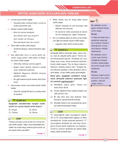 page 224 ata yayincilik 6 sinif ben