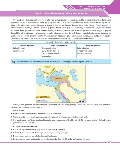 page 32 ata yayincilik 8 sinif ben korkmam t c inkilap tarihi ve ataturkculuk soru bankasi