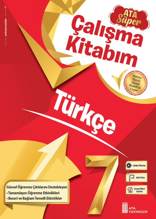 7. Sınıf Türkçe Ata Süper Çalışma Kitabım - Yeni Baskı Kapak Resmi