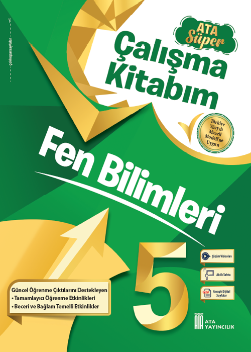 5. Sınıf Fen Bilimleri Ata Süper Çalışma Kitabım - Yeni Baskı Kapak Resmi