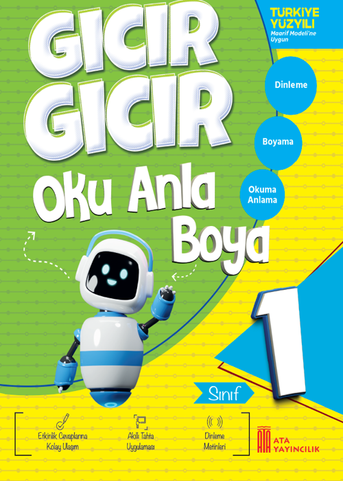 1. Sınıf Gıcır Gıcır Oku Anla Boya Kapak Resmi