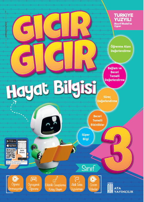 3. Sınıf Gıcır Gıcır Hayat Bilgisi - TYMM Kapak Resmi
