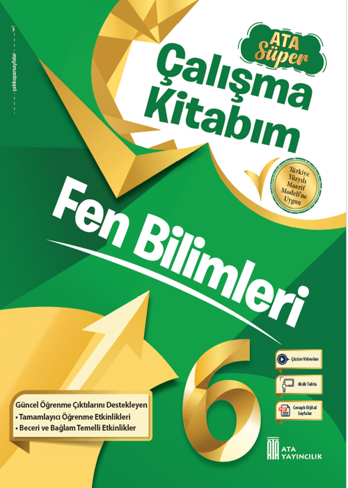 6. Sınıf Fen Bilimleri Ata Süper Çalışma Kitabım - Yeni Baskı Kapak Resmi