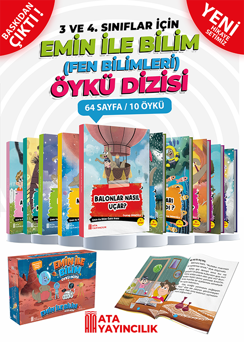 Emin İle Bilim (Fen Bilimleri) Öykü Dizisi Kapak Resmi
