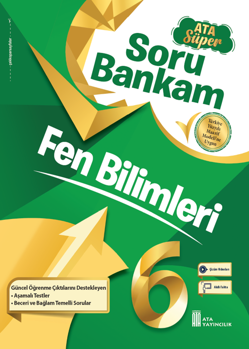 6. Sınıf Fen Bilimleri Ata Süper Soru Bankam - Yeni Baskı Kapak Resmi