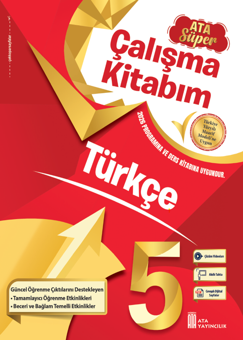 5. Sınıf Türkçe Ata Süper Çalışma Kitabım - Yeni Baskı Kapak Resmi