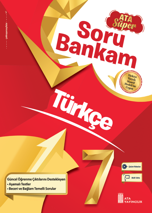 7. Sınıf Türkçe Ata Süper Soru Bankam - Yeni Baskı Kapak Resmi