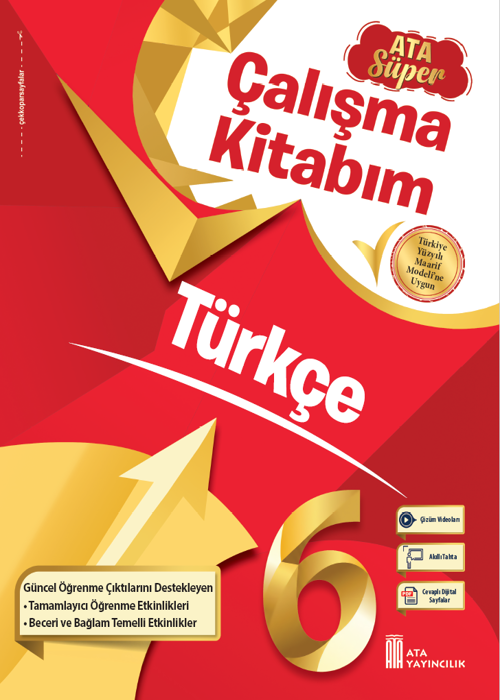 6. Sınıf Türkçe Ata Süper Çalışma Kitabım - Yeni Baskı Kapak Resmi
