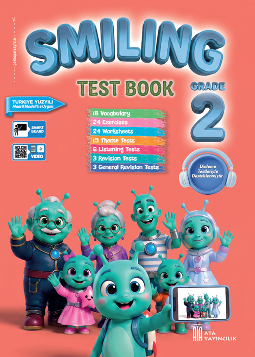 2. Sınıf Smiling Test Book - Yeni Kapak Resmi