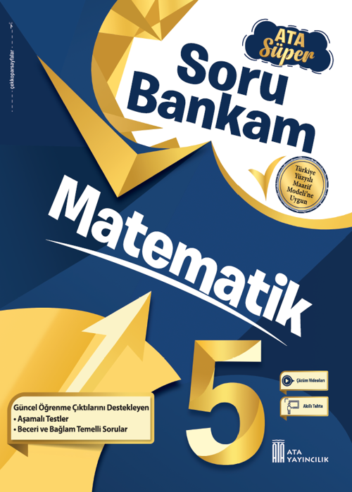 5. Sınıf Matematik Ata Süper Soru Bankam - Yeni Baskı Kapak Resmi