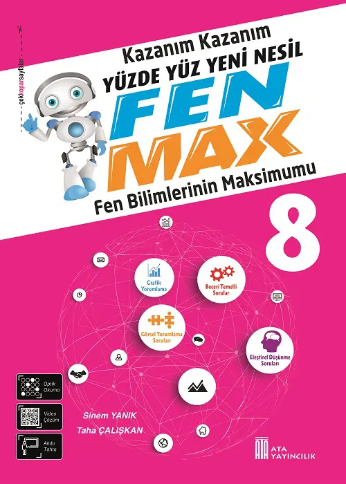 8. Sınıf Fen Max Soru Bankası Kapak Resmi