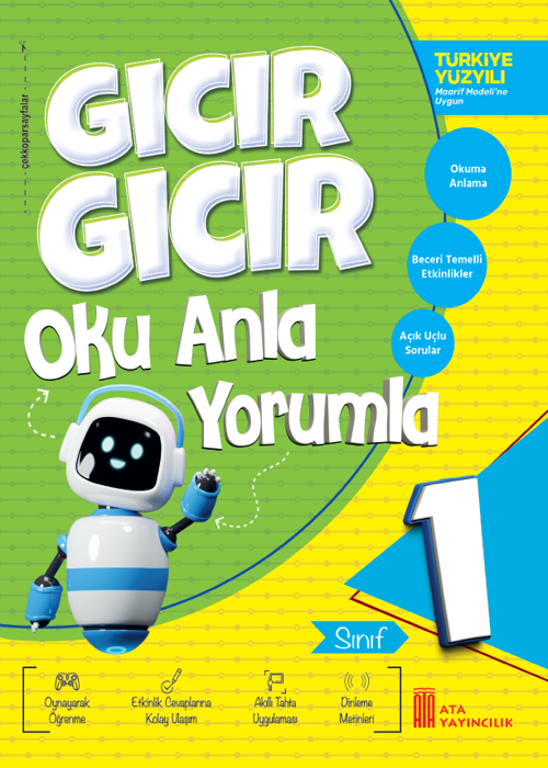 1. Sınıf Gıcır Gıcır Oku Anla Yorumla Yeni Kitap Kapak Resmi