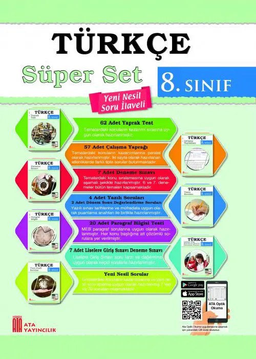 8. Sınıf Türkçe Süper Set Kapak Resmi