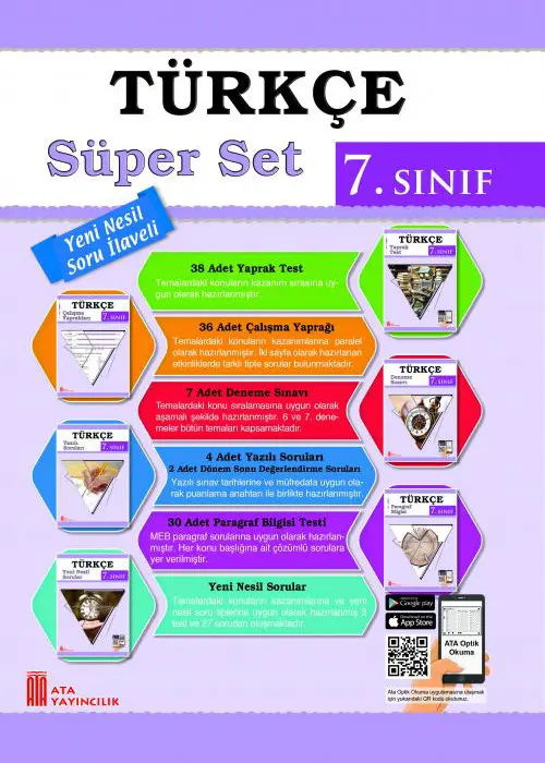 7. Sınıf Türkçe Süper Set Kapak Resmi