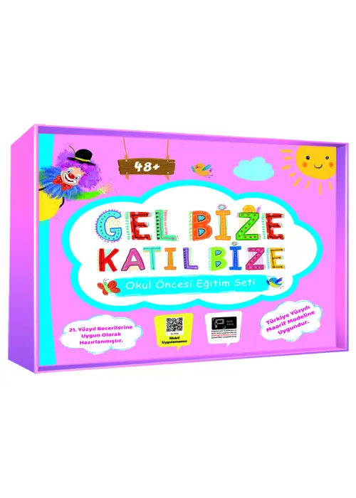Gel Bize Katıl Bize Eğitim Seti - Yeni Set Kapak Resmi