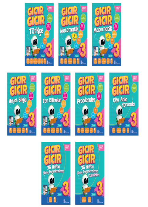 3. Sınıf Gıcır Gıcır 9'lu Set Kapak Resmi